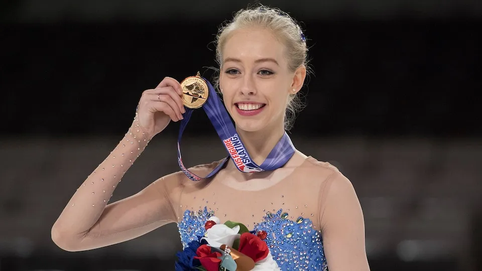 Bradie Tennell with her U.S. National Championship medal
