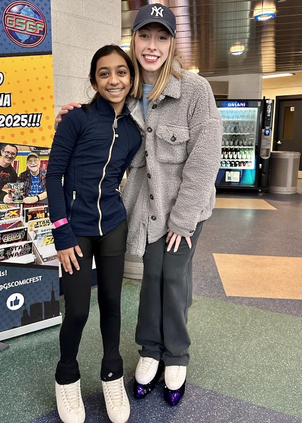 Bradie Tennell and Shreya Khandelwal together at a skating event